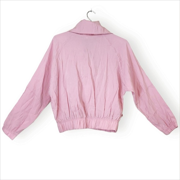 Onzie Blush Zip Up Woven Jacket - Picture 3 of 7
